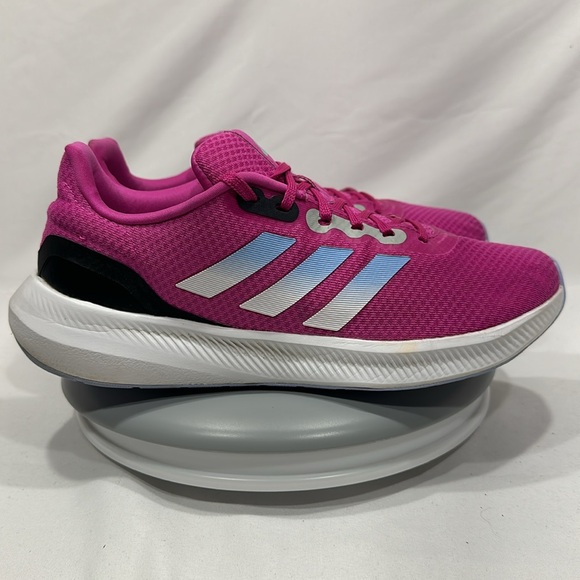 Adidas Women's Fuchsia/Blue/White RunFalcon 3.0 Running Shoe (HP6651) Size 10 - Picture 2 of 9